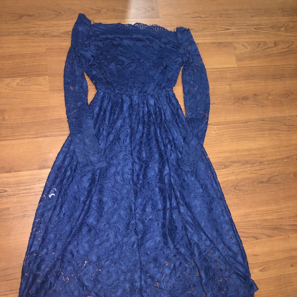 Blue dress